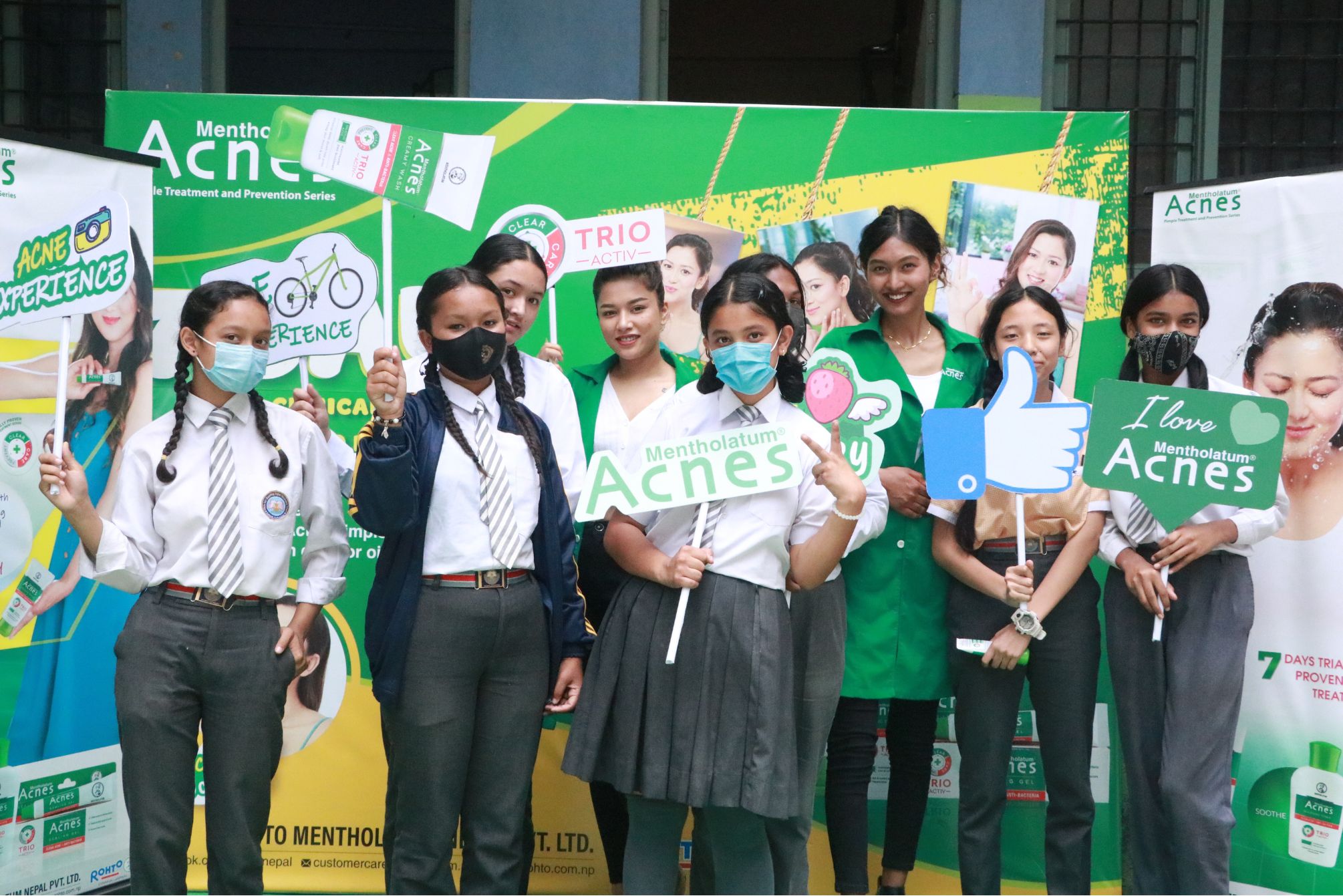 Acnes Skin check-up with Dr. Padma Malla in 10 schools across Kathmandu
